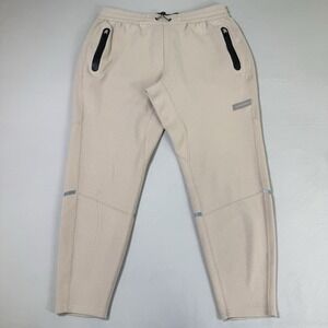 Legends Luka HD Jogger Pant Mens XL Beige Stretch Tapered Leg Drawstring Outdoor